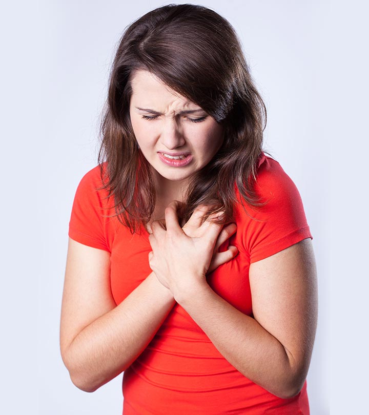 Home Remedies For Woman Suffering From Chest Pain