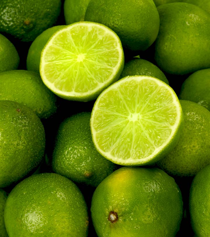 Fresh juicy green lemon Fresh juicy green lemon