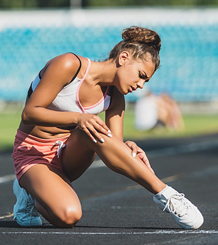 Woman Suffering From Runners Itch
