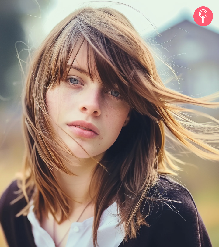41 Best Medium Length Hairstyles With Bangs To Try In 2024 Embrace the modern look with some trendy and chic bangs to transform your look!
