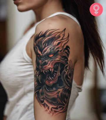 8 Eye-Catching Monster Tattoo Ideas And Designs With Meanings A blue Power Ranger tattoo on the forearm
