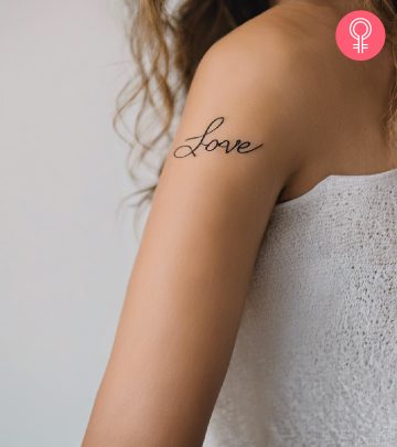 8 Amazing Cursive Tattoo Ideas And Their Meanings A constant visual reminder of your inner strength and unwavering belief through body art.