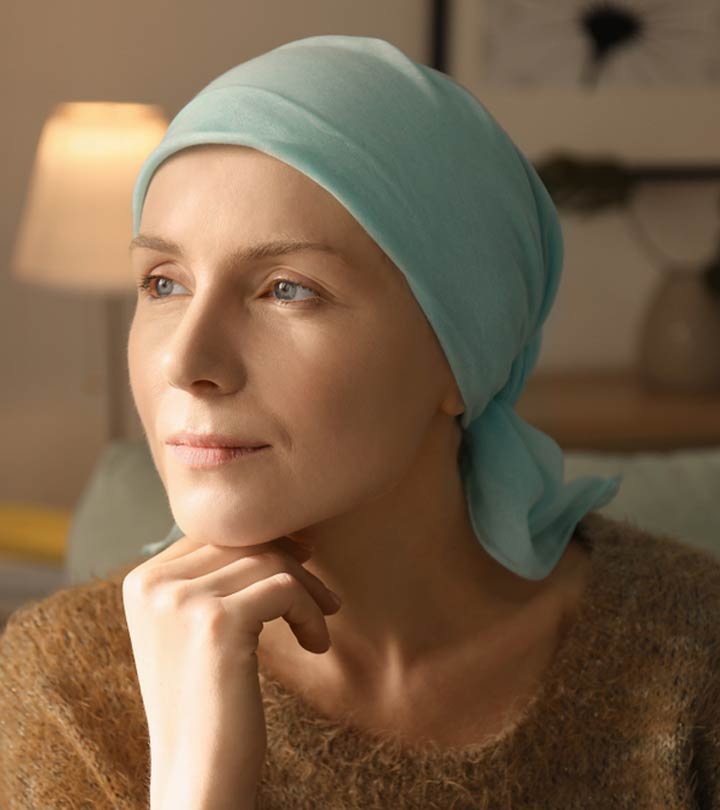 Women Under Chemotherapy Having Hair Loss