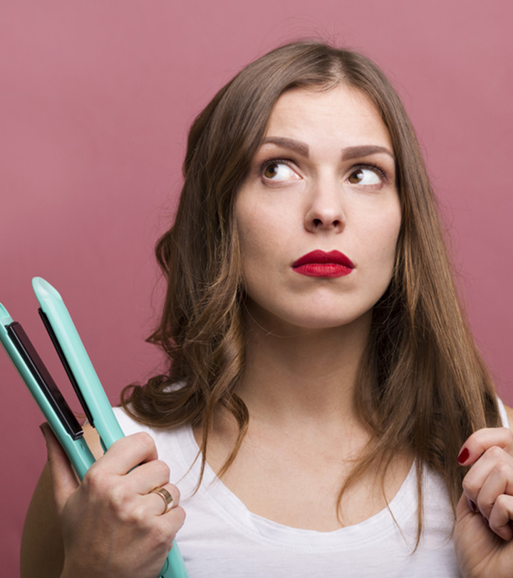 Women Curling Straight Fine Hair