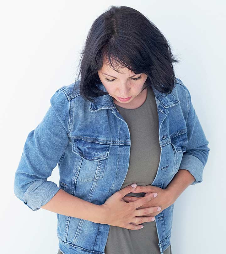 A woman is suffering from diverticulitis