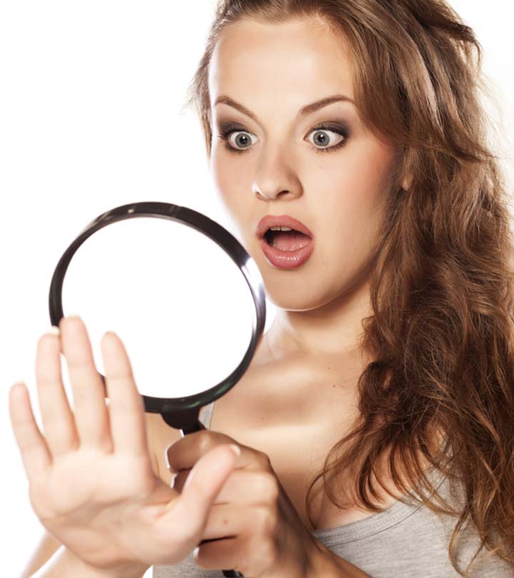 Women Checking Nail Health And Vitamin Deficiency Symptoms Women Checking Nail Health And Vitamin Deficiency Symptoms