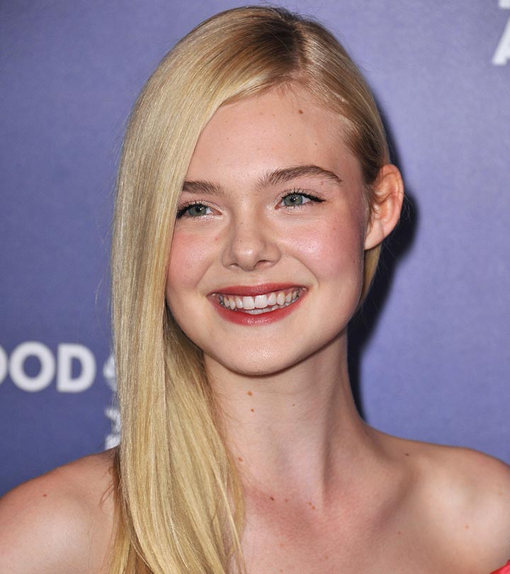 Elle fanning with beautiful sleek hair Elle fanning with beautiful sleek hair