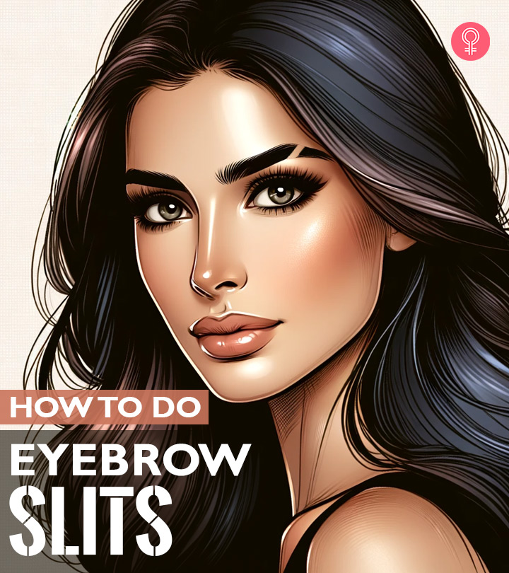 how to do an eyebrow slits