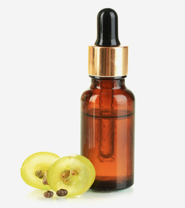 Grapeseed and grapeseed oil bottle