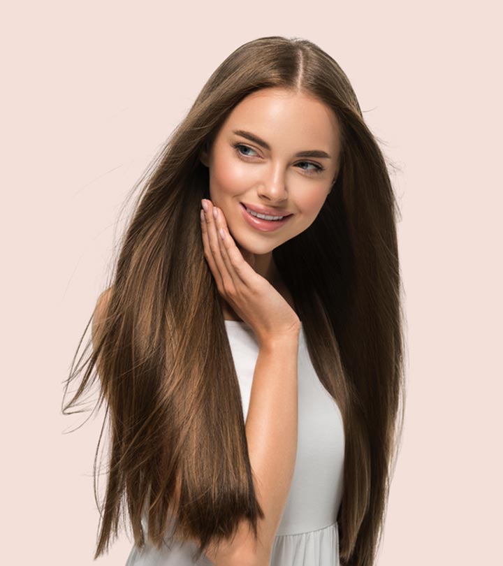 A woman with neutral hair color