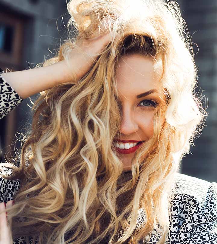 Woman In Blonde Hair Color