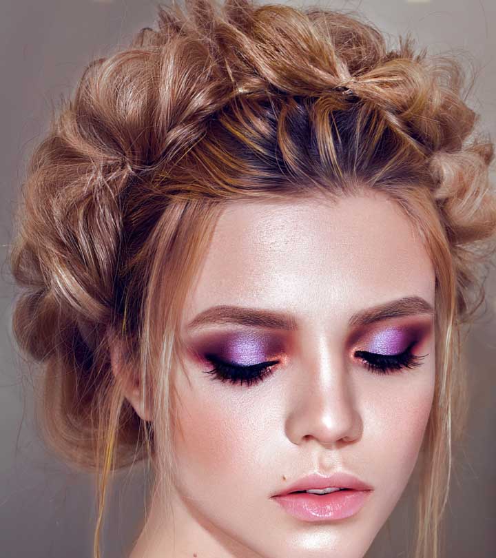Woman With Halo Eye Makeup