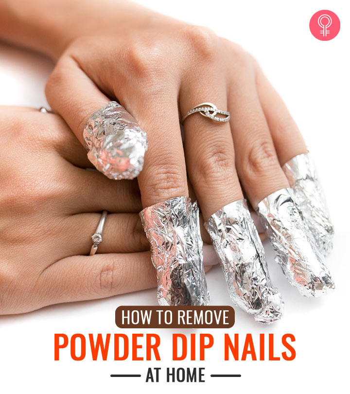 Girls fingers are wrapped with aluminum foil