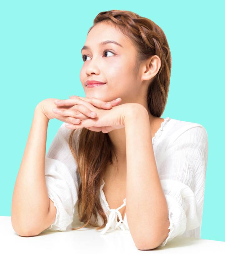 Women With A Lace Braid Hairstyle