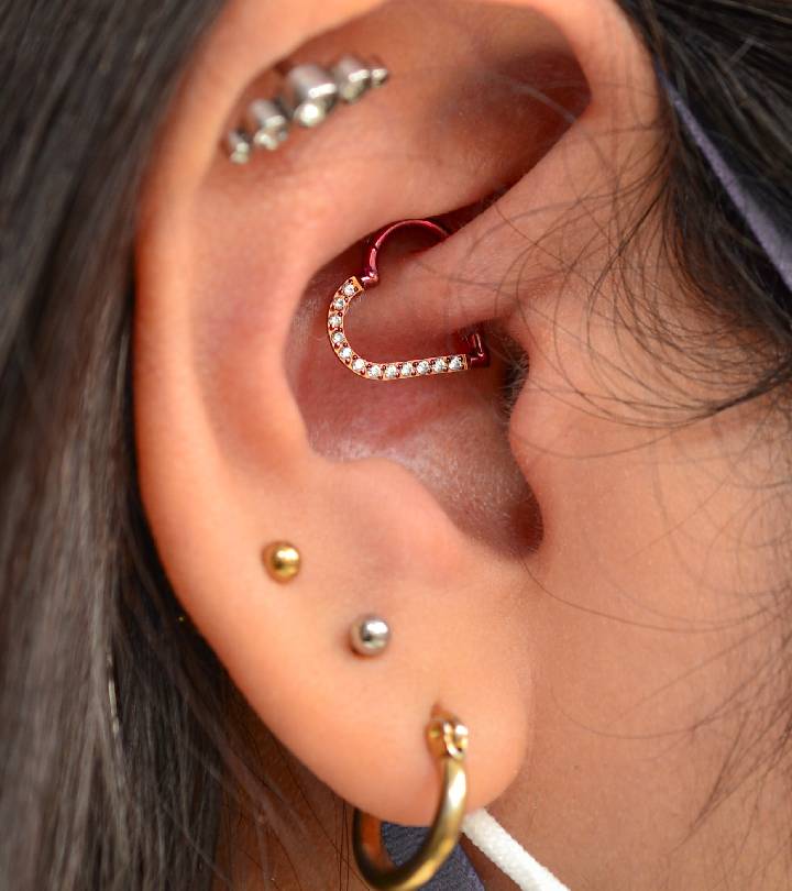 Re-piercing across different locations on the ear