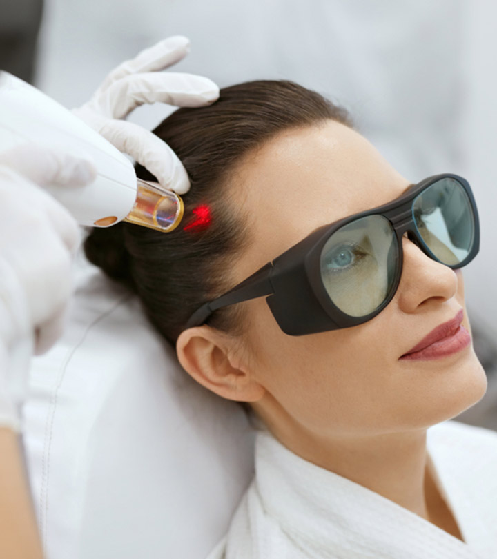 Women Getting Laser Treatment For Hair Growth