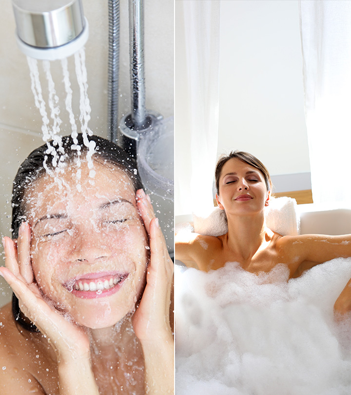 Women having Shower Vs. Bath