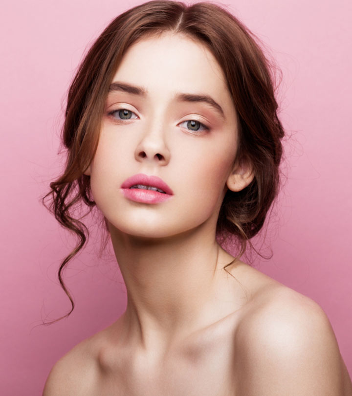 A Girl In Soft Makeup Look