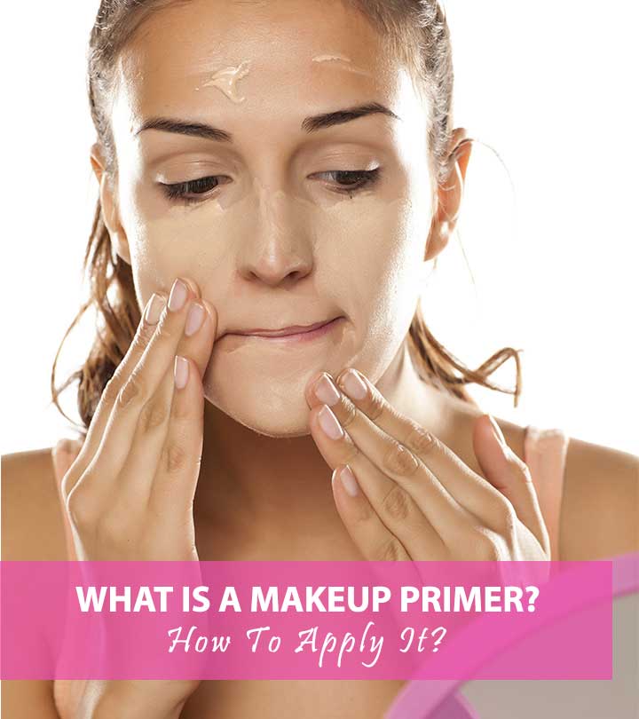 Women Applying Makeup Primer