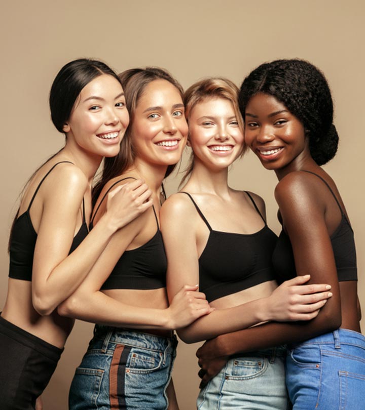 Womens With Different Skin Typea Womens With Different Skin Typea